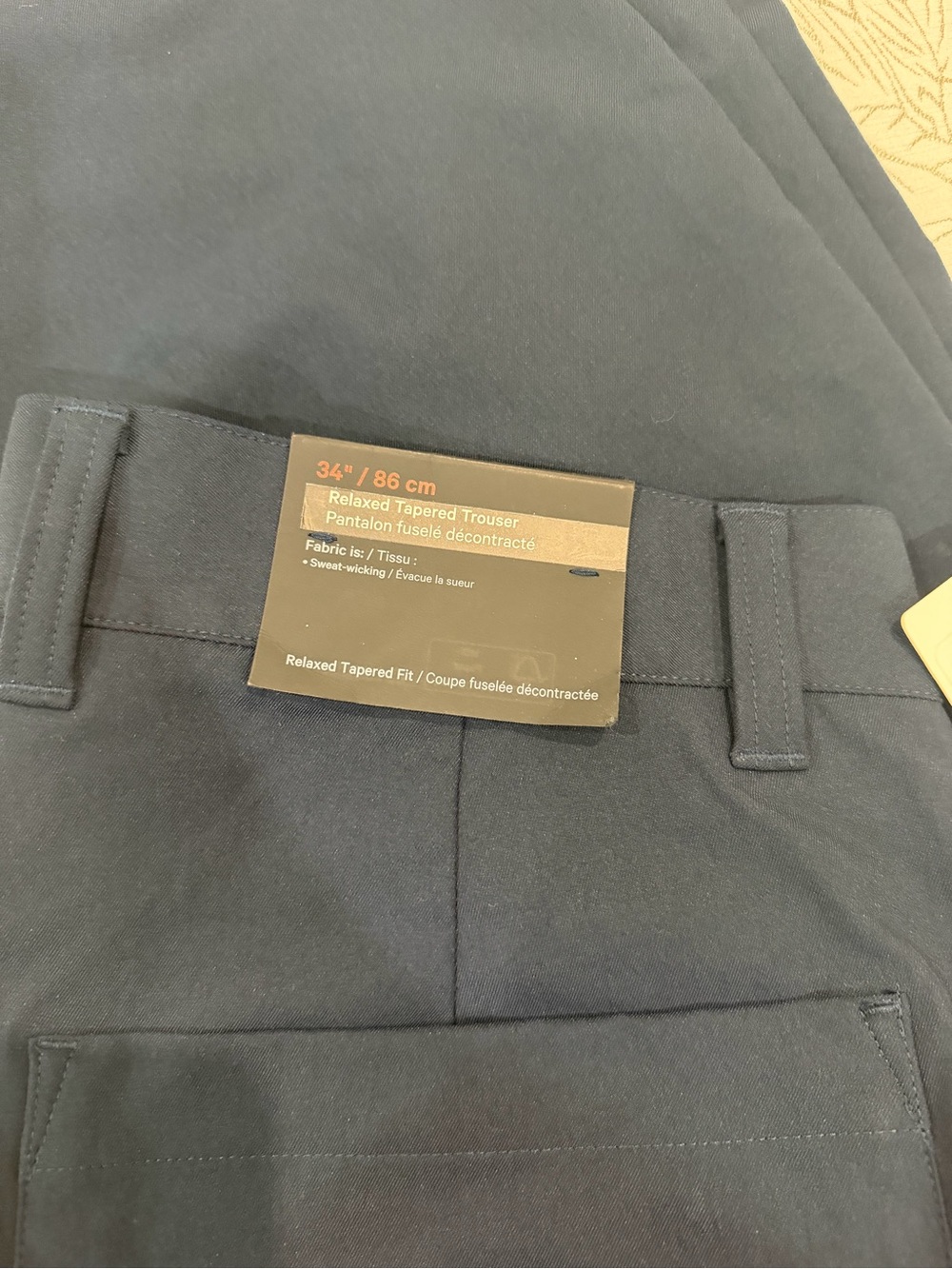 lululemon athletica Men's Dark Navy Chinos - Picture 2 of 7